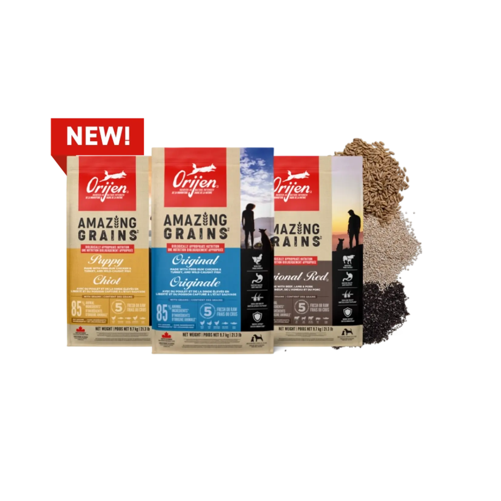 Orijen ORIJEN Dog Amazing Grains Regional Red 1.8kg