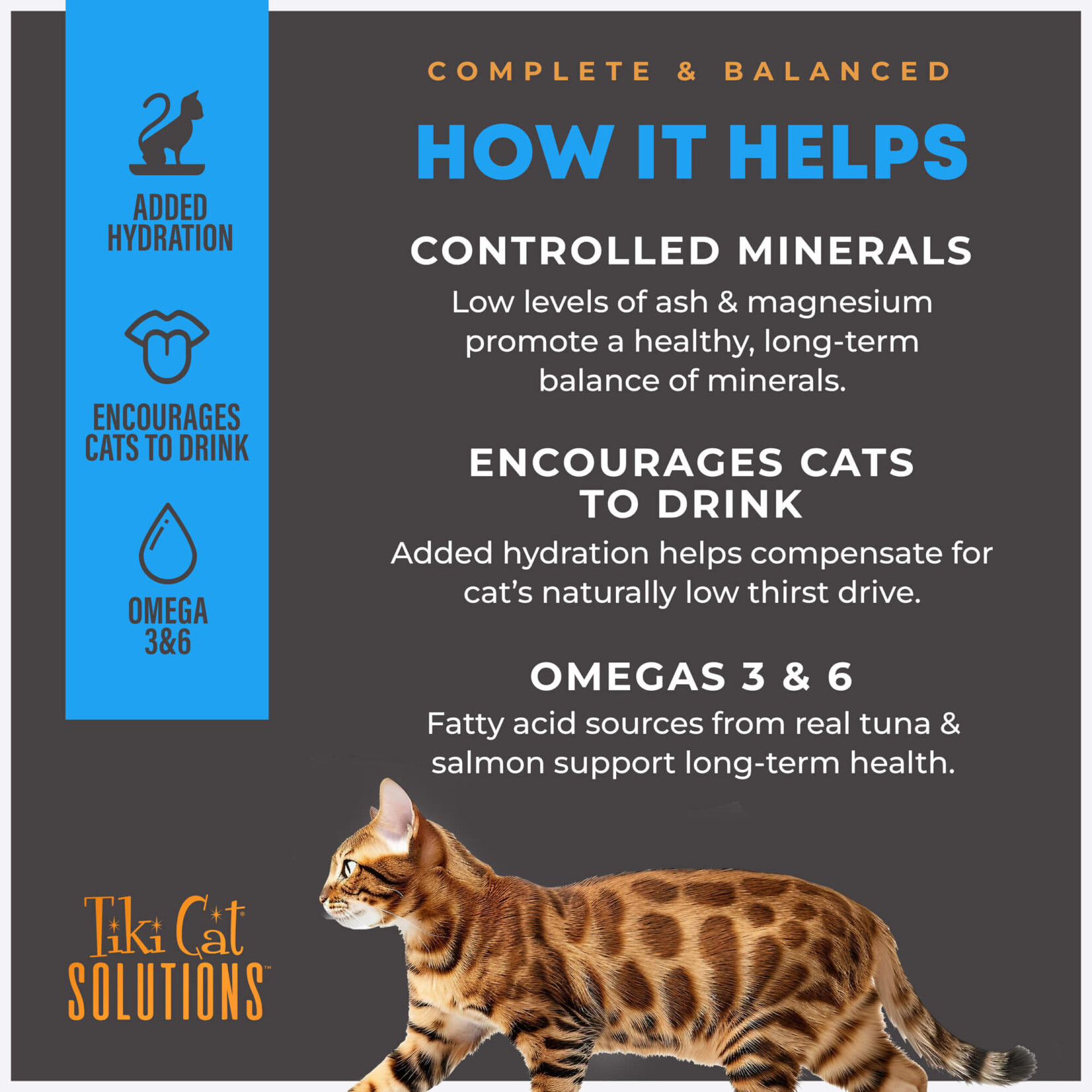 TIKI CAT Tiki Cat Solutions Mineral Balance Tuna Salmon 2.4oz single