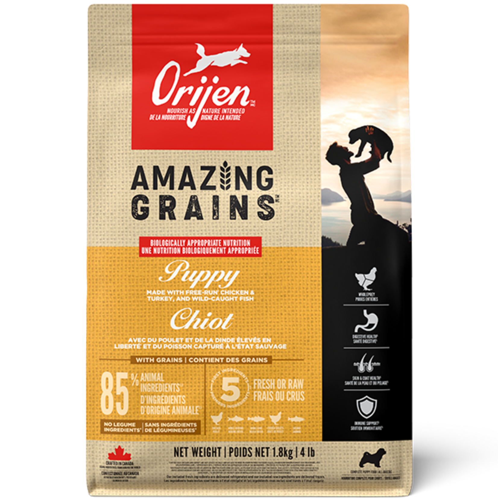Orijen ORIJEN Dog Amazing Grains Puppy 1.8kg