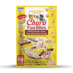 INABA Inaba Churu FUN Bites Cat Chicken Recipe Wraps Tuna w Cheese 3pk YELLOW 1.26oz