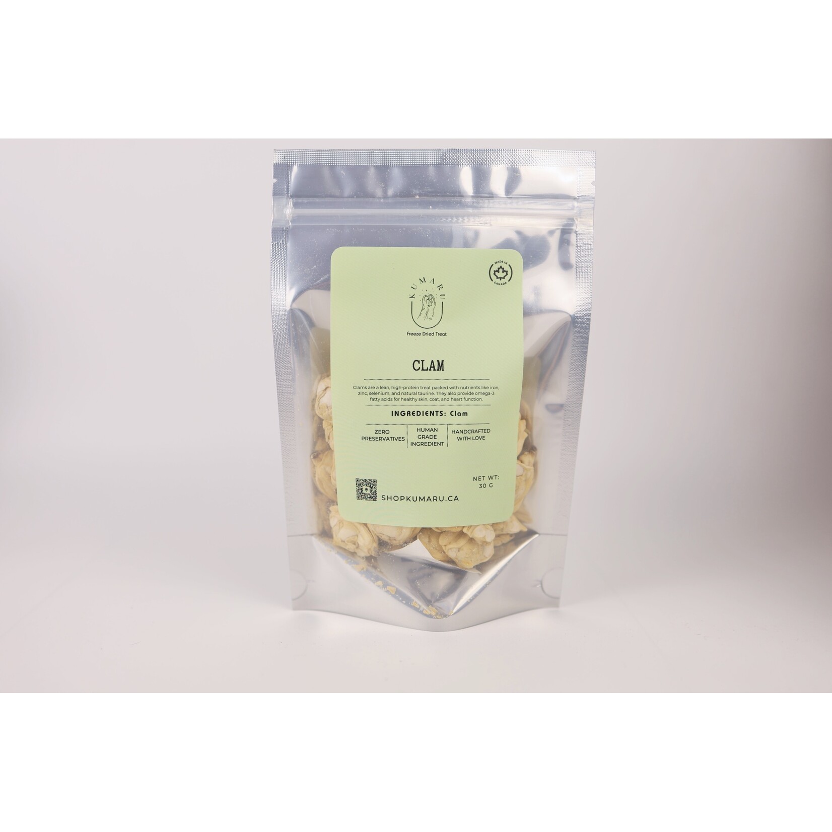 Kumaru & Co. Kumaru & Co. Freeze Dried Clam 30g