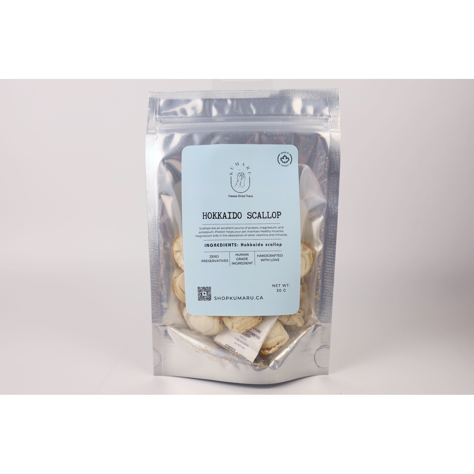 Kumaru & Co. Kumaru & Co. Freeze Dried Hokkaido Scallop 30g