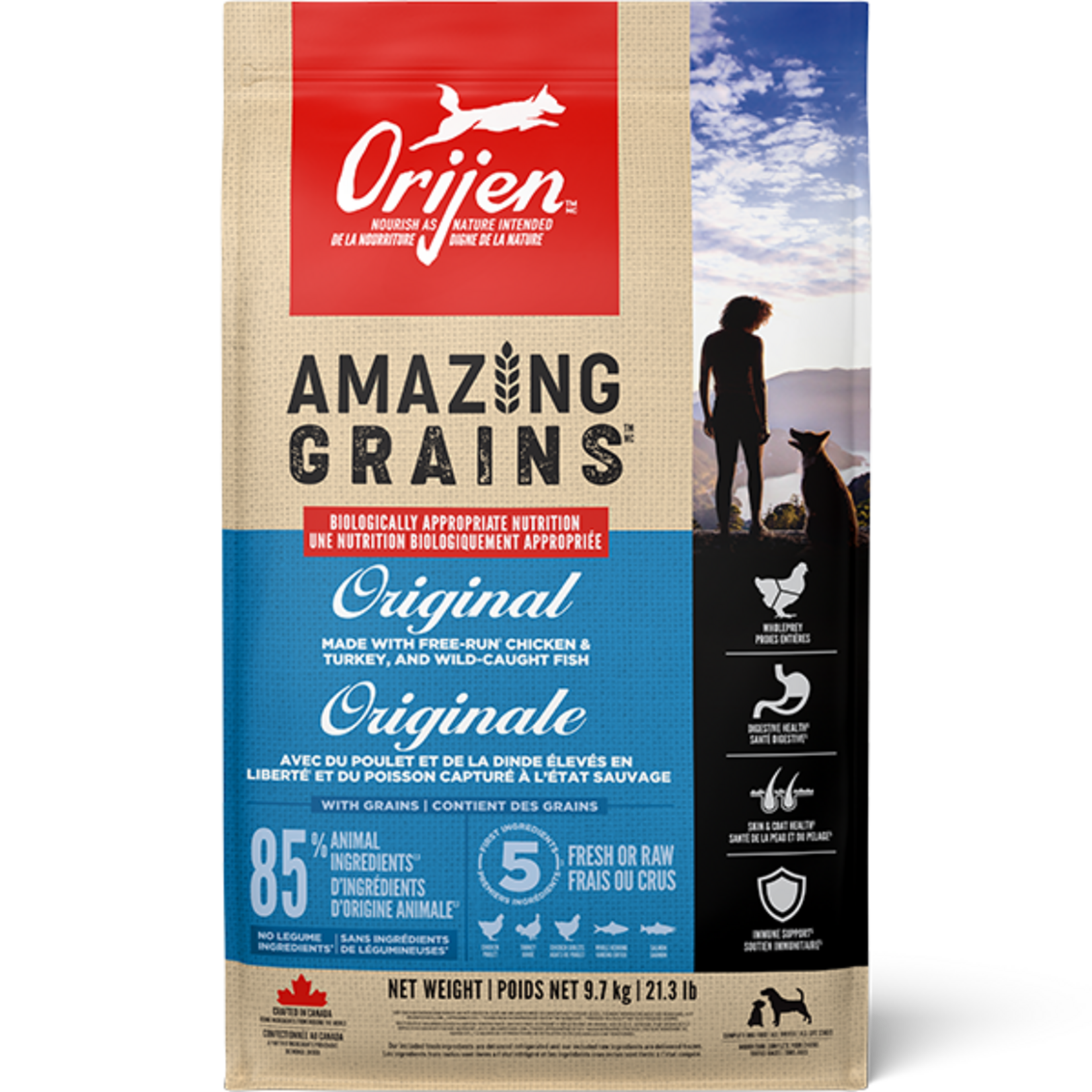 Orijen ORIJEN Dog Amazing Grains Original 9.7kg