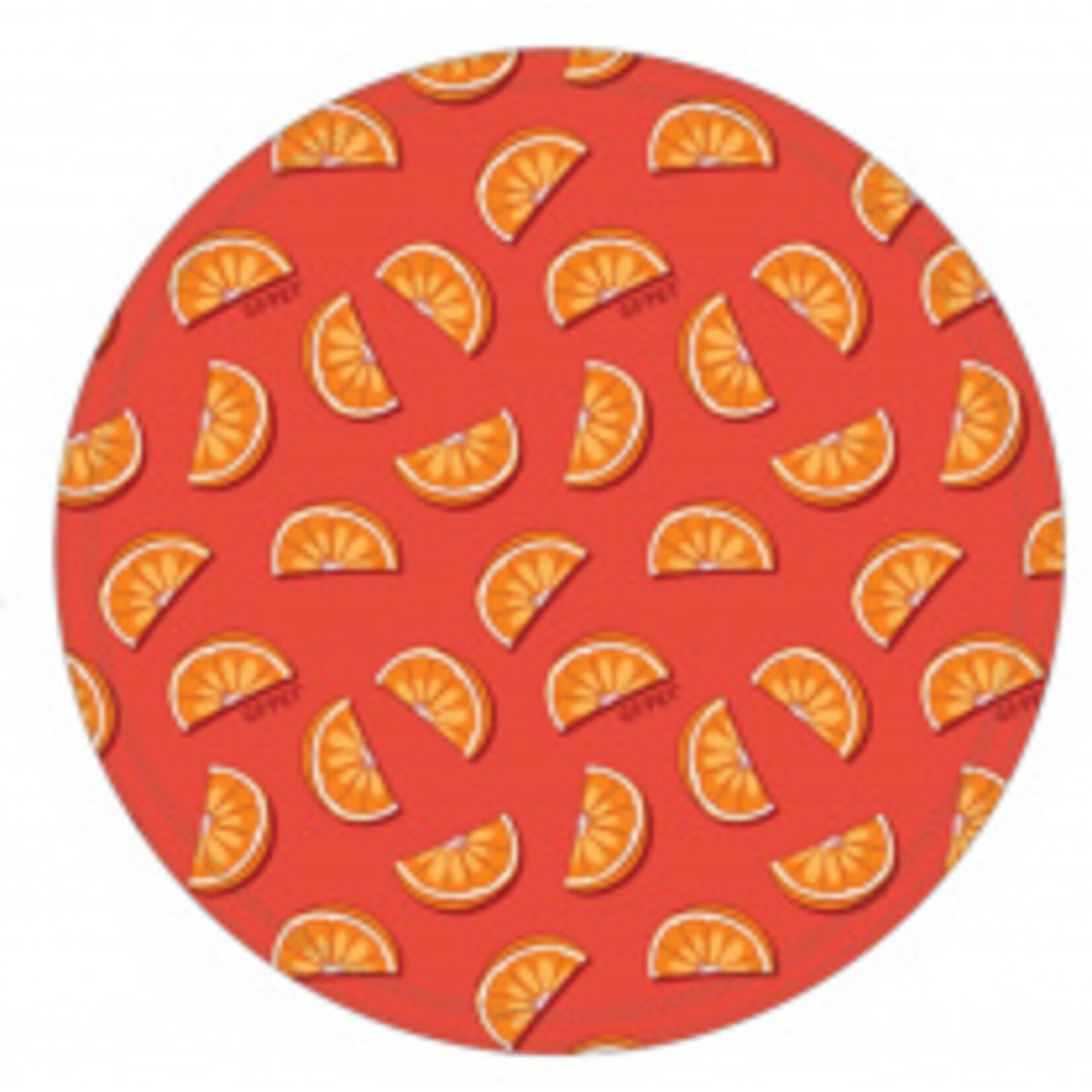 GF Pet Round ICE MAT Pet Cooling Mat Orange 32"
