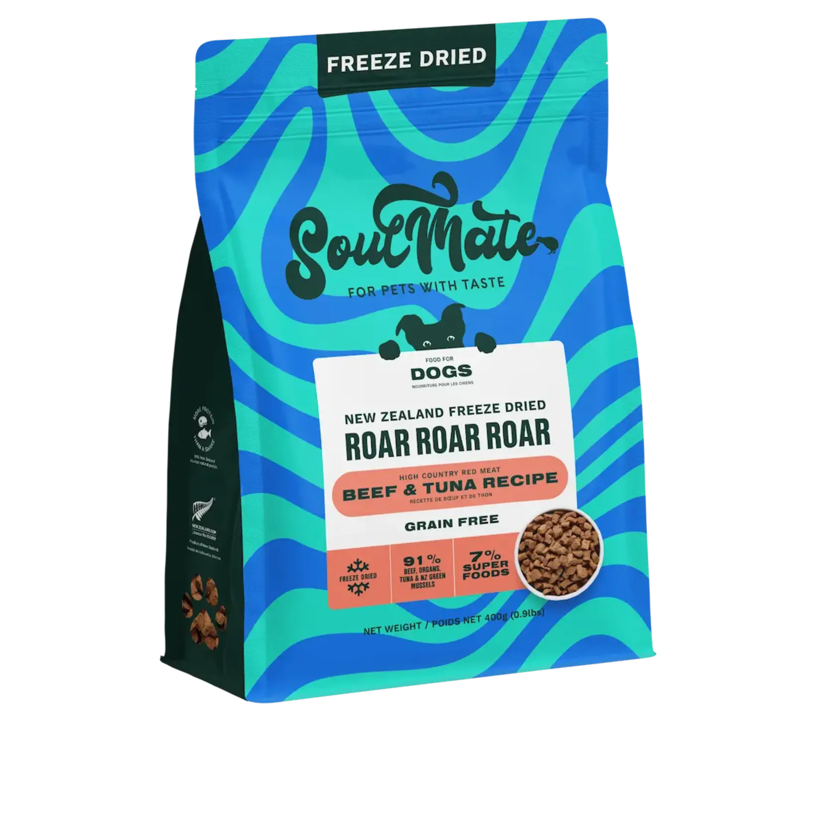 SoulMate SoulMate Dog Freeze-Dried Roar High Country Red Meat 400g
