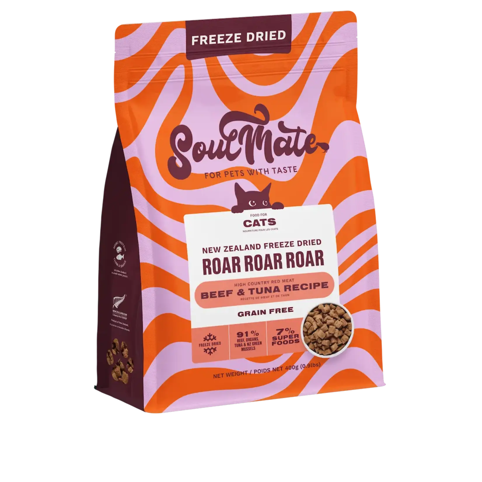 SoulMate SoulMate Cat Freeze-Dried Roar High Country Red Meat 400g