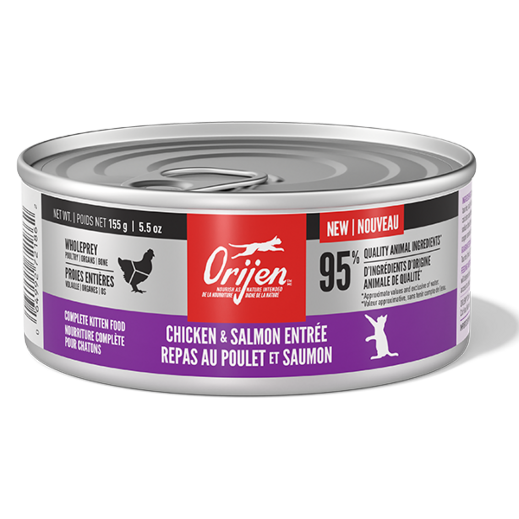 Orijen Orijen Cat Can Chicken & Salmon Entre Kitten 155g single