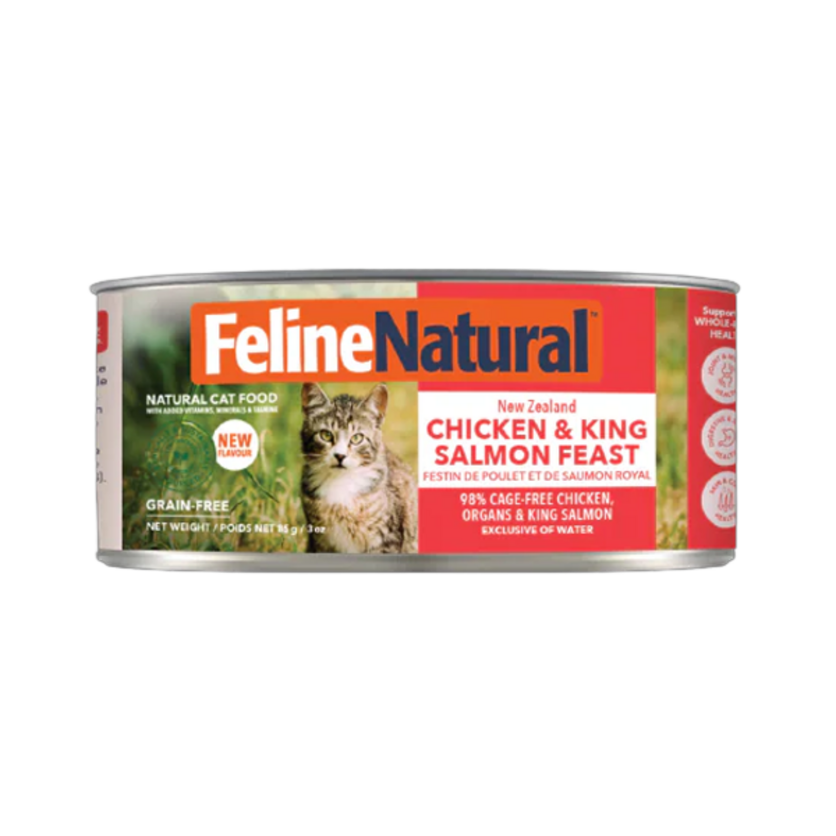 K9 Natural/Feline Natural Feline Natural Cat Can Chicken & Salmon Feast 85g