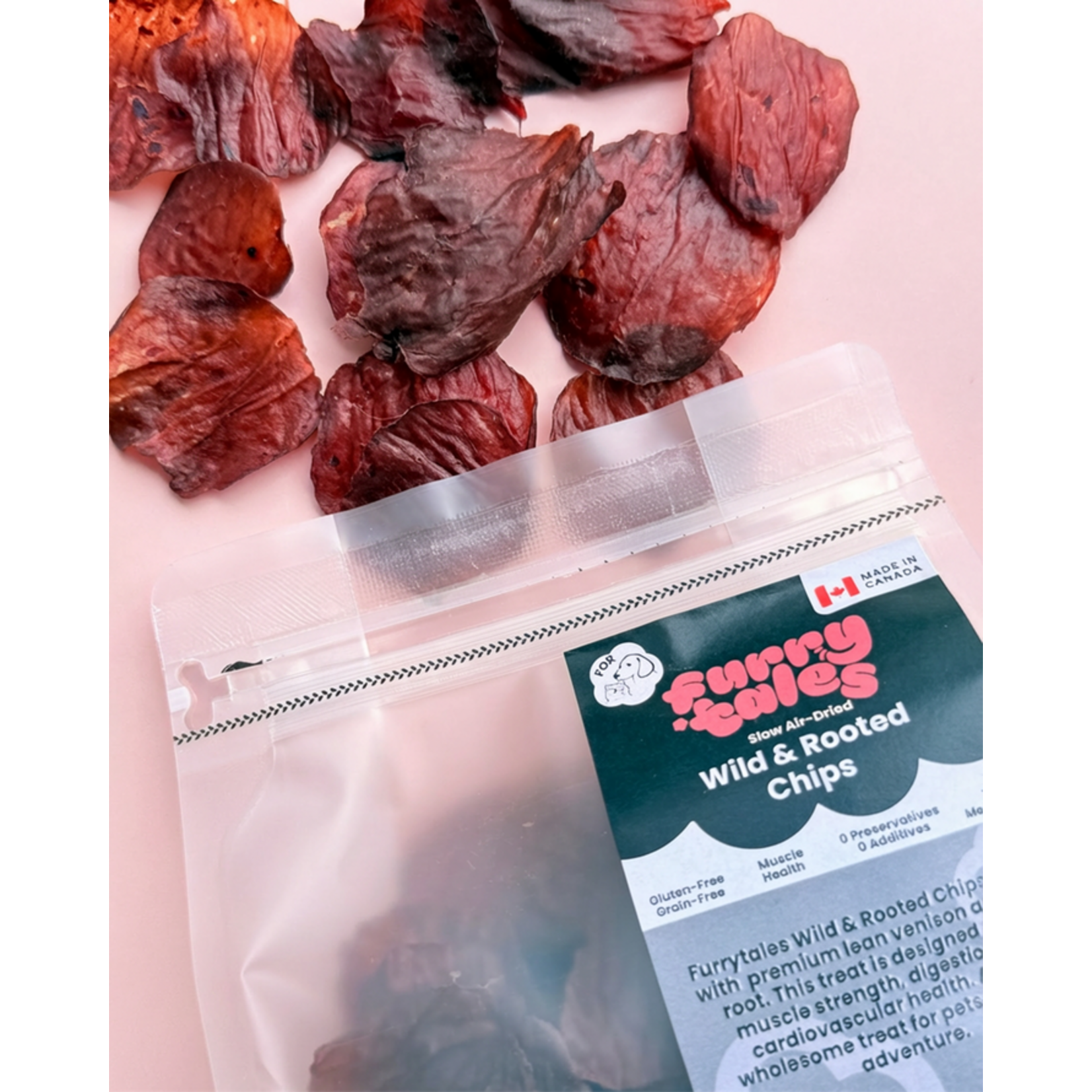 Furrytales Pet Furrytales Pet Venison & Beets Chips 50g