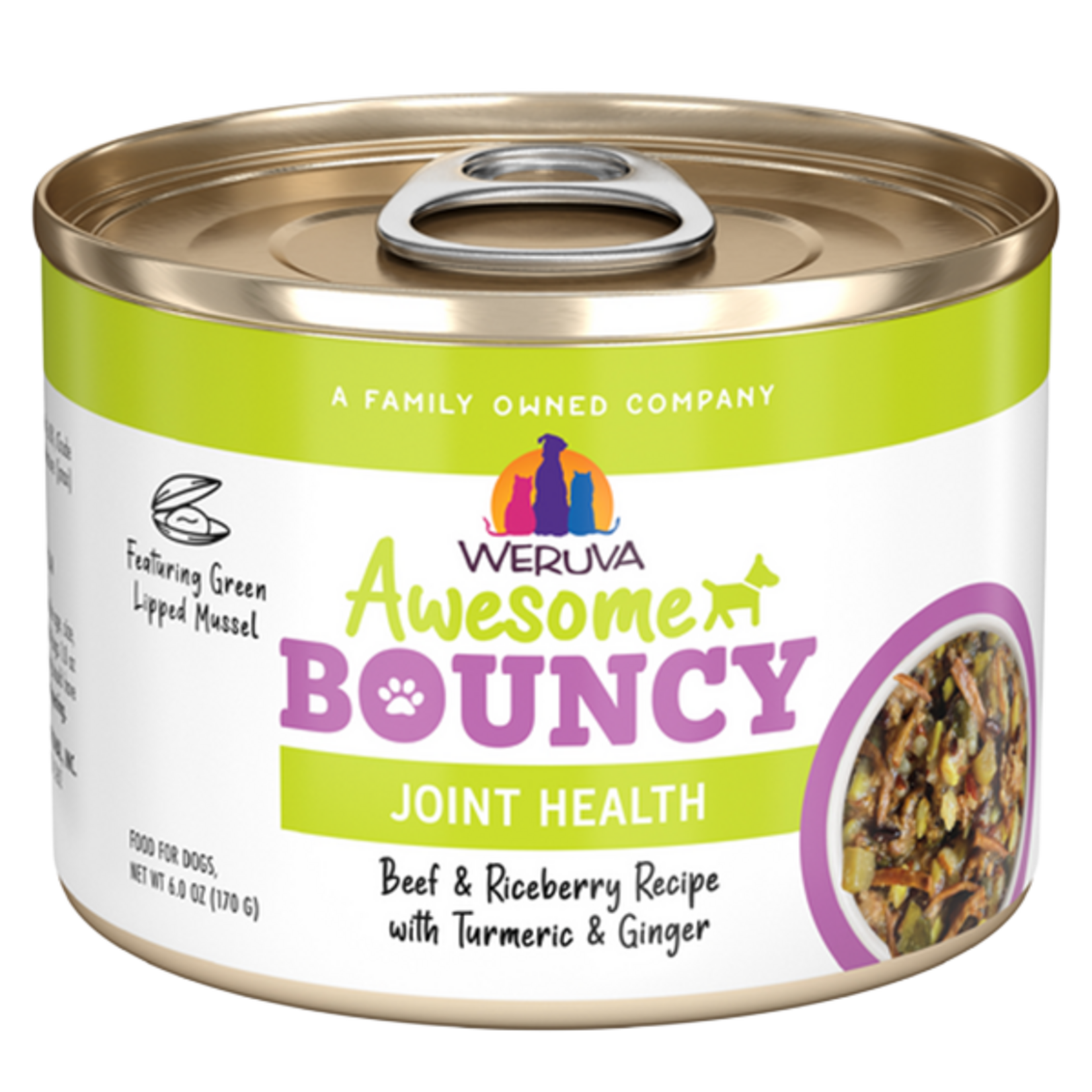 Weruva Weruva Dog Can Awesome Bouncy Beef and Rice 6oz single