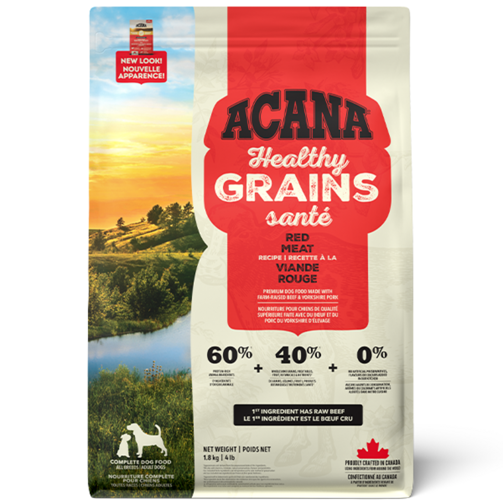 Acana Acana Dog Healthy Grains Ranch-Raised Red Meat Recipe 1.8kg