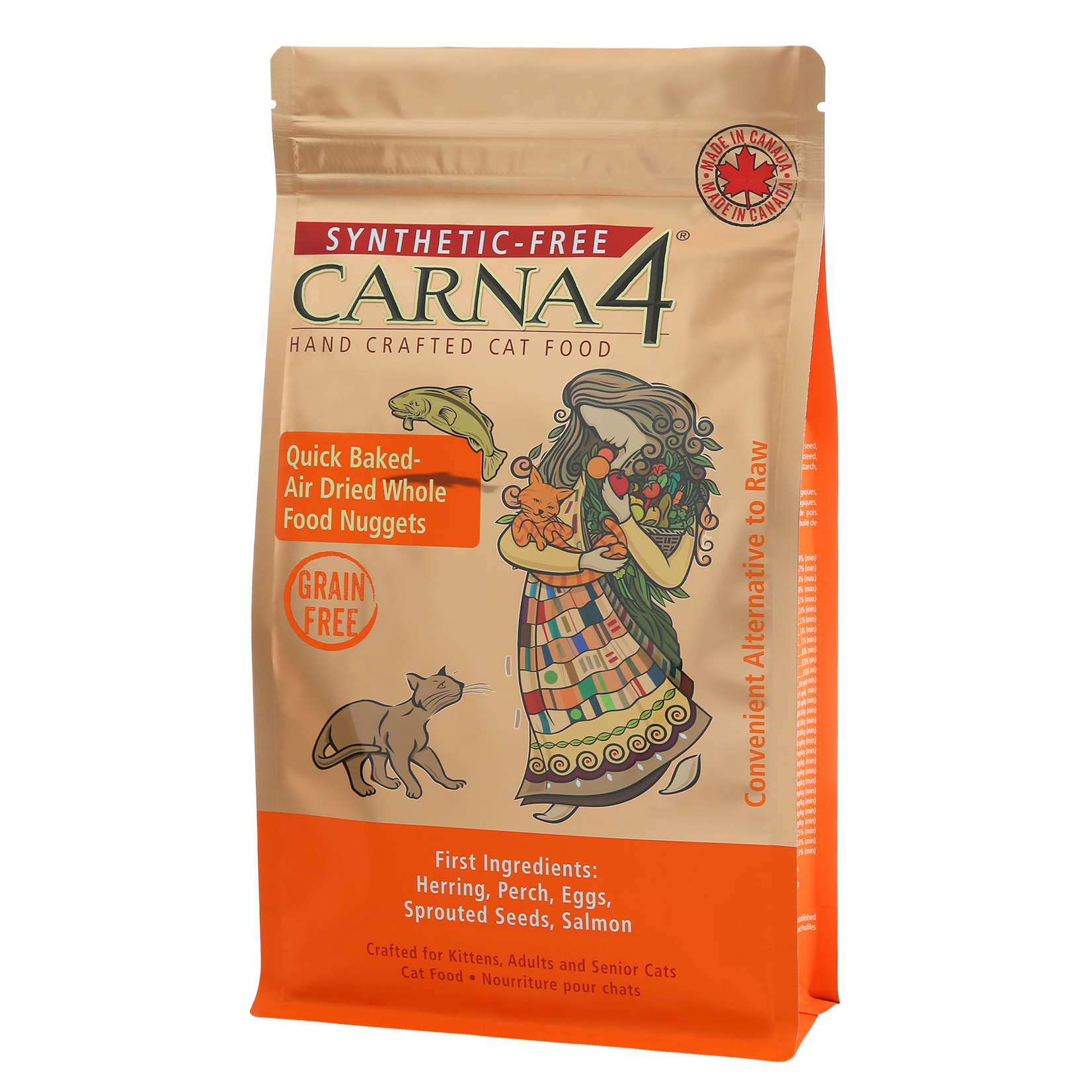 CARNA4 Carna4 - Cat - Grain Free Fish Formula  4lb