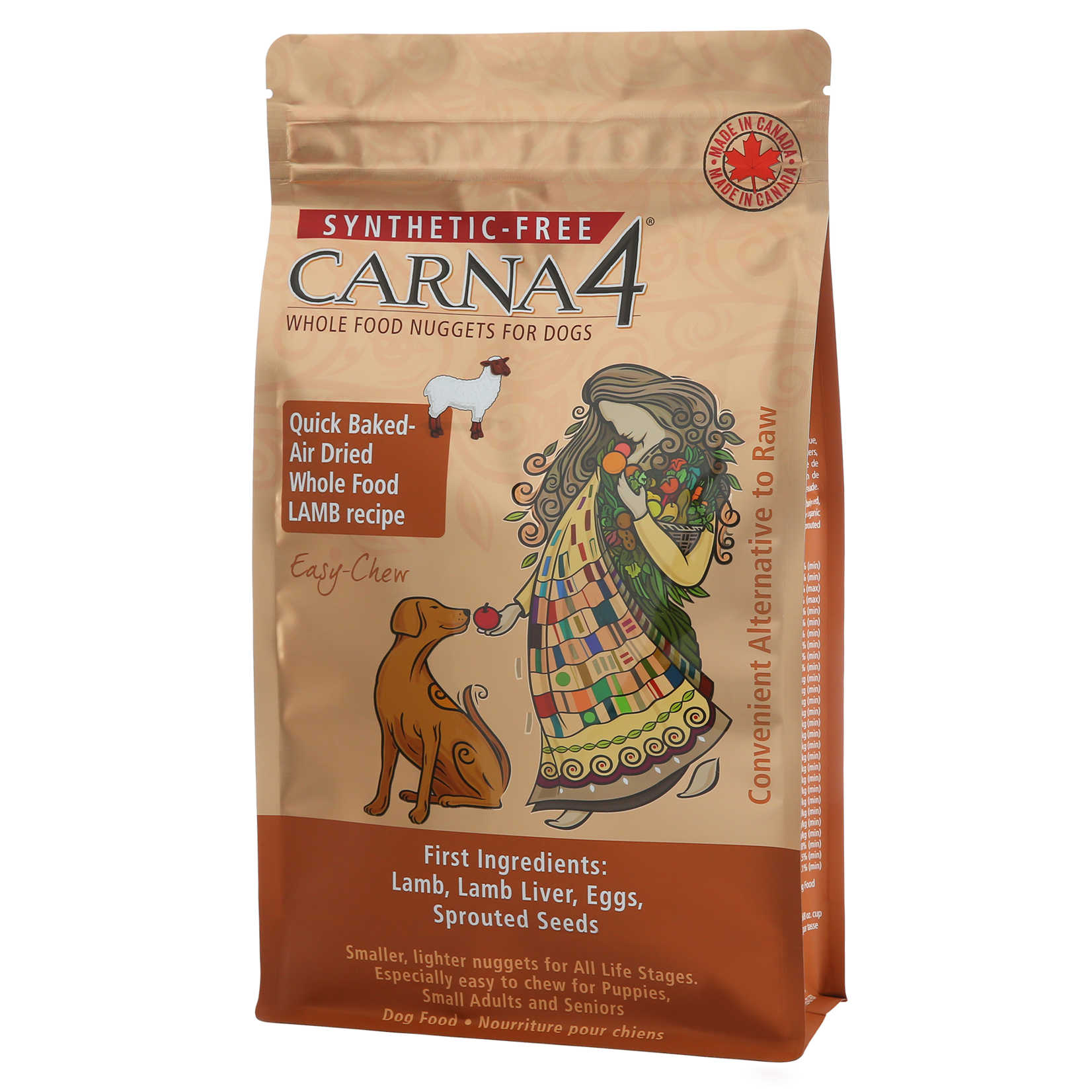 CARNA4 Carna4 Easy-chew Lamb Formula Dog Food 2.2lb NEW UPC