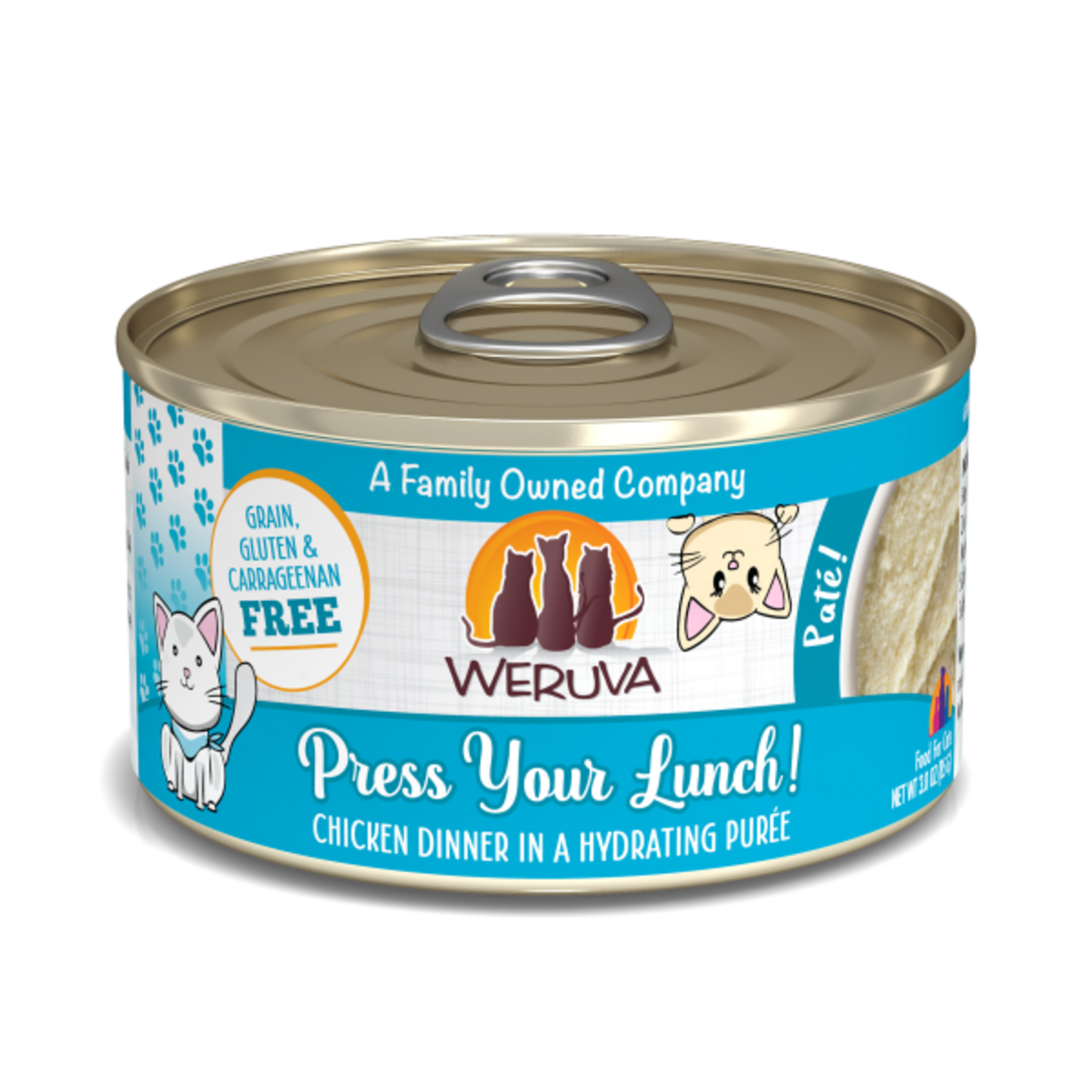 Weruva Weruva Cat Can Pate Press Your Lunch Chicken Dinner 3oz single