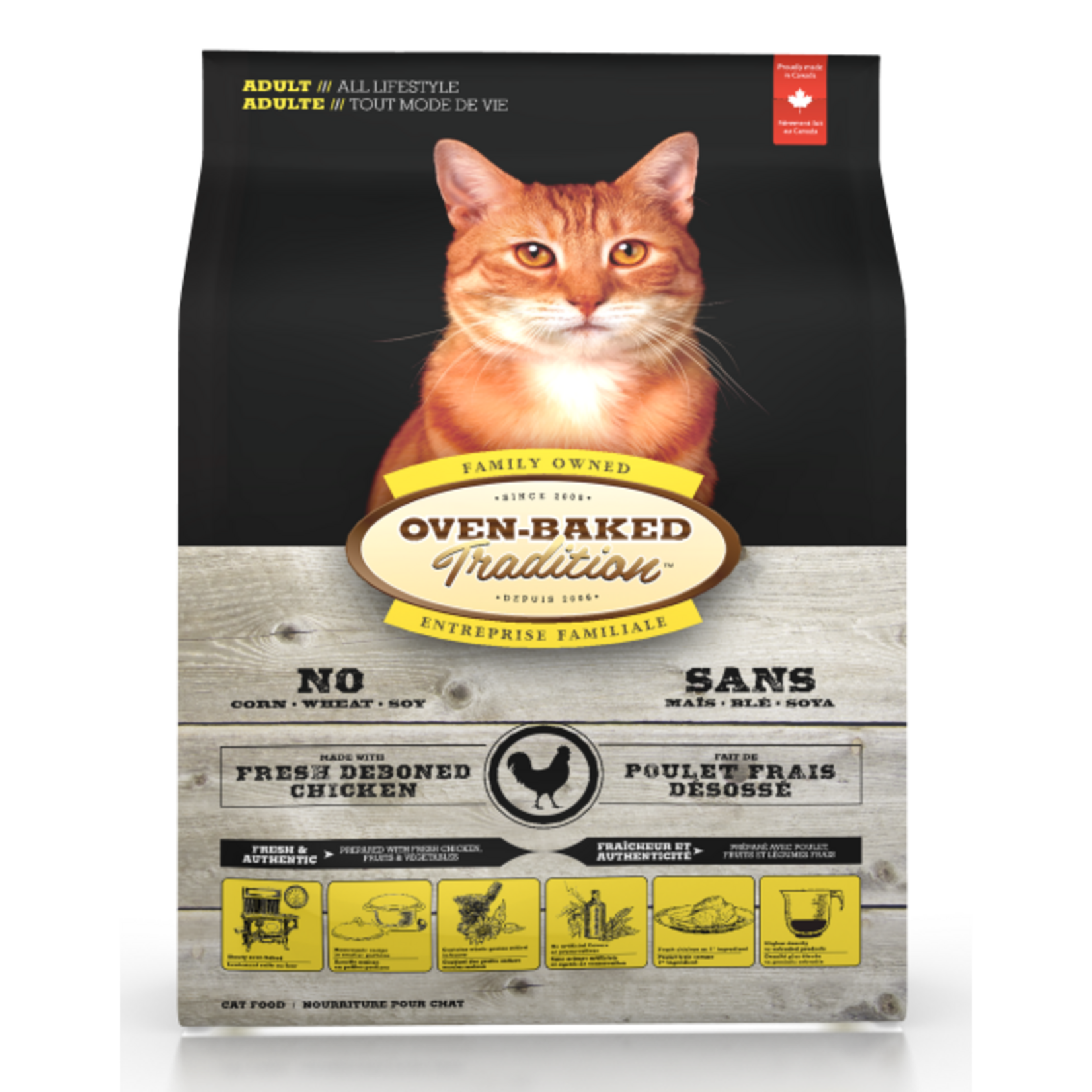 Oven-Baked Tradition Oven-Baked Tradition Cat Adult All Lifestyle Chicken 5lb (With Grains)