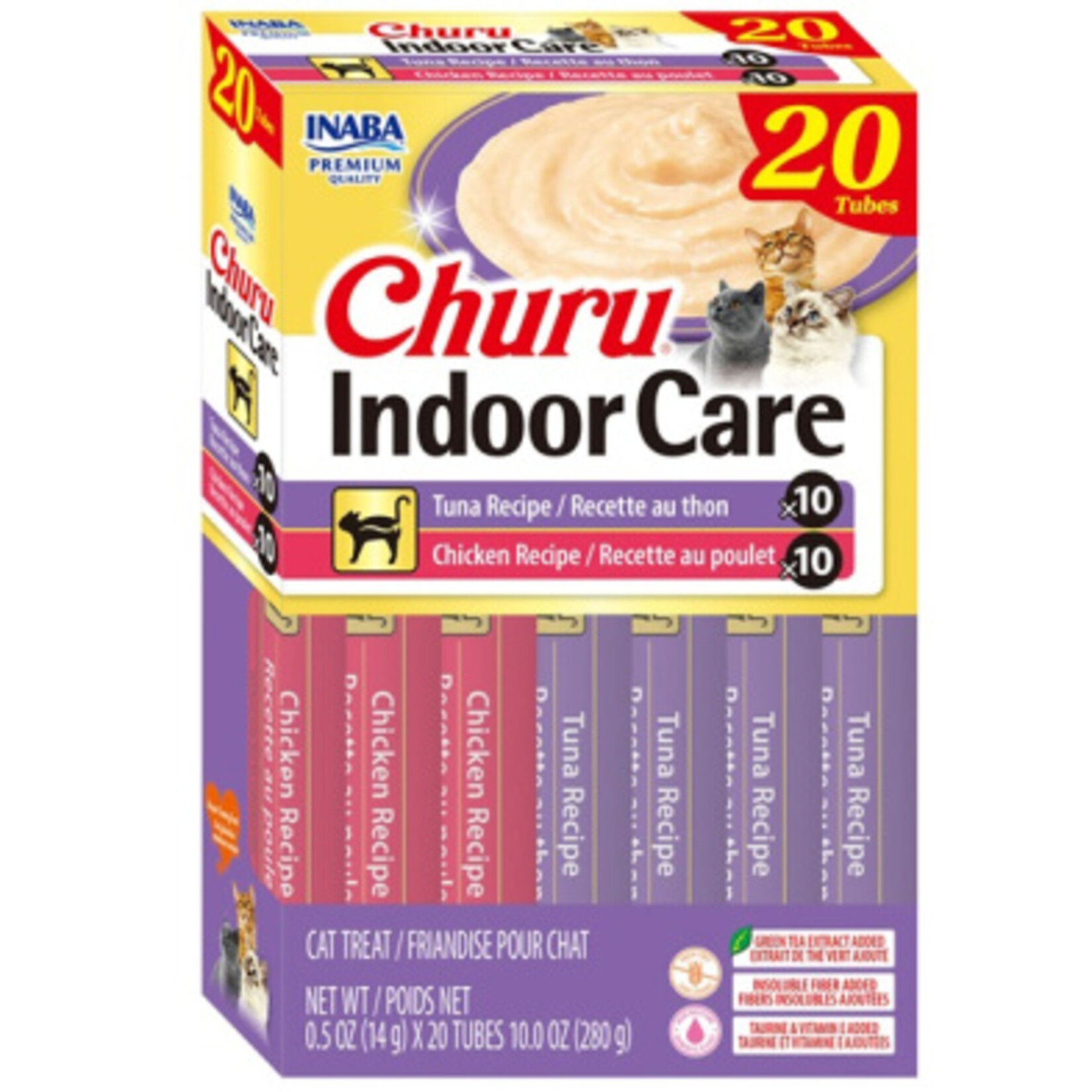 INABA Inaba Cat Churu Indoor Care Tuna Chicken Variety Box 20 Tubes