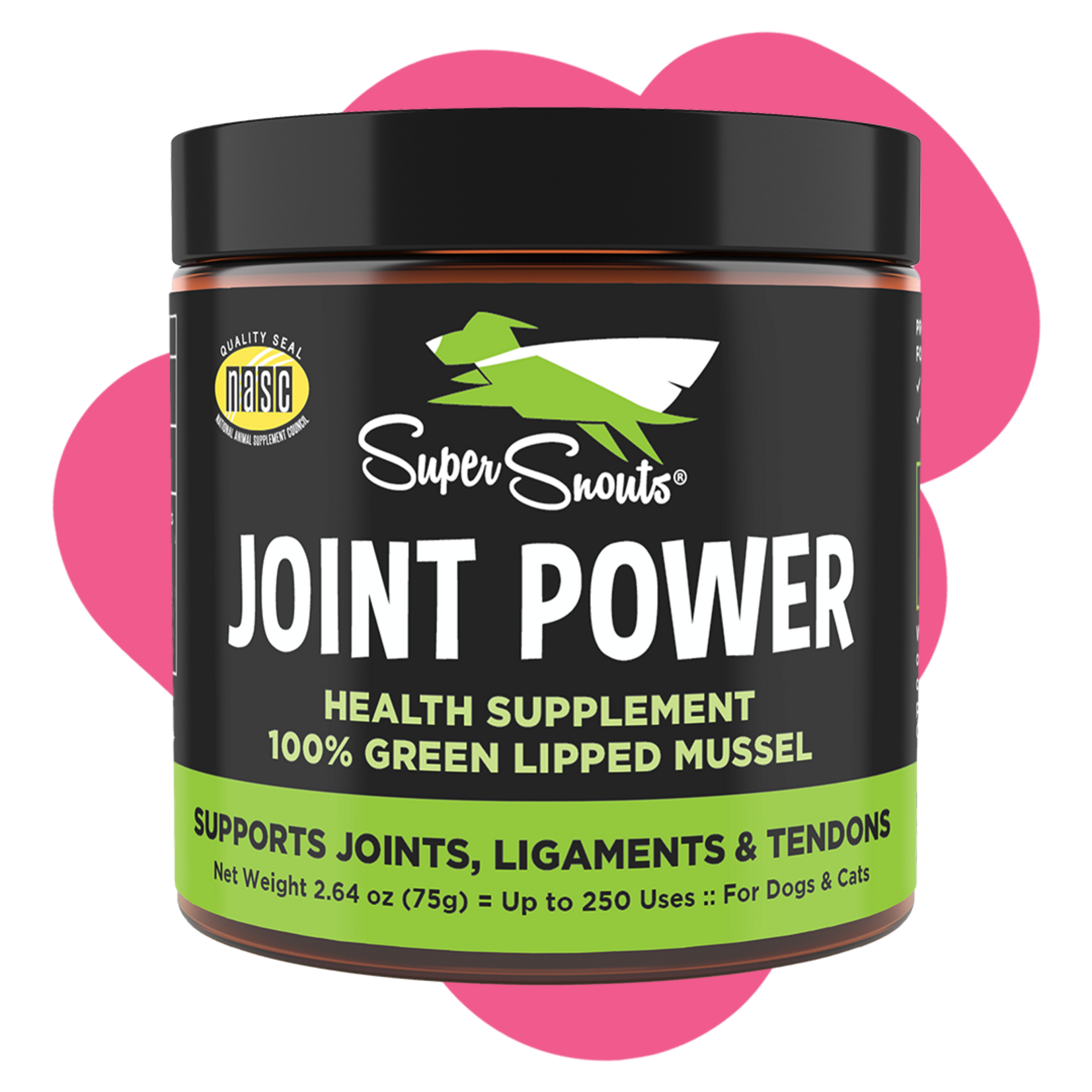 Super Snout Super Snouts Joint Power Green Lipped Mussel for Dogs and Cats 75g