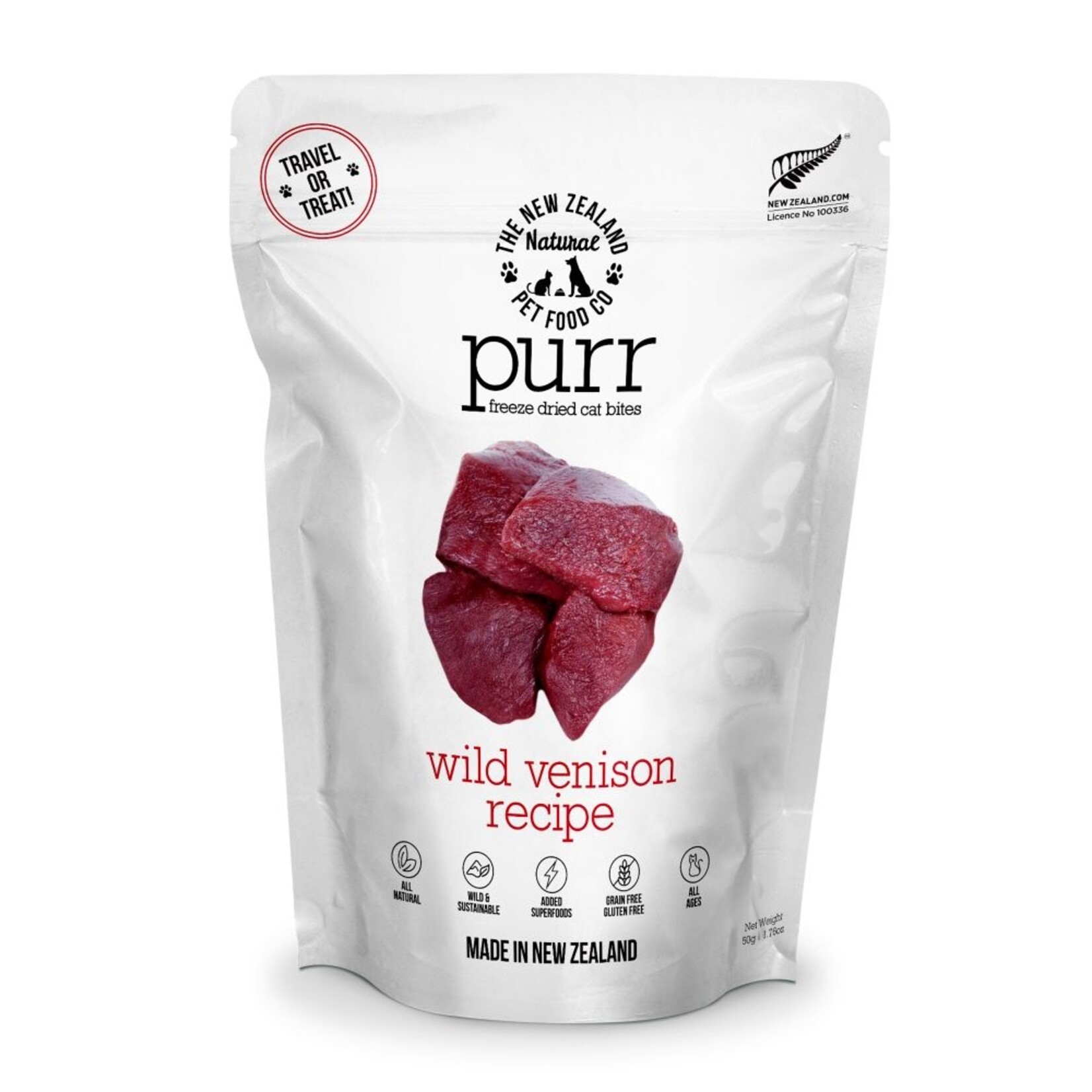 The New Zealand Pet Food Co THE NEW ZEALAND NATURAL PET FOOD CO MEOW Freeze-Dried Brushtail 50g