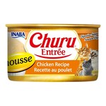 INABA Inaba Cat Can Churu Entree Chicken Mousse 3oz single