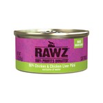 RAWZ RAWZ Cat Can Chicken N Chicken Liver Pate 3oz single