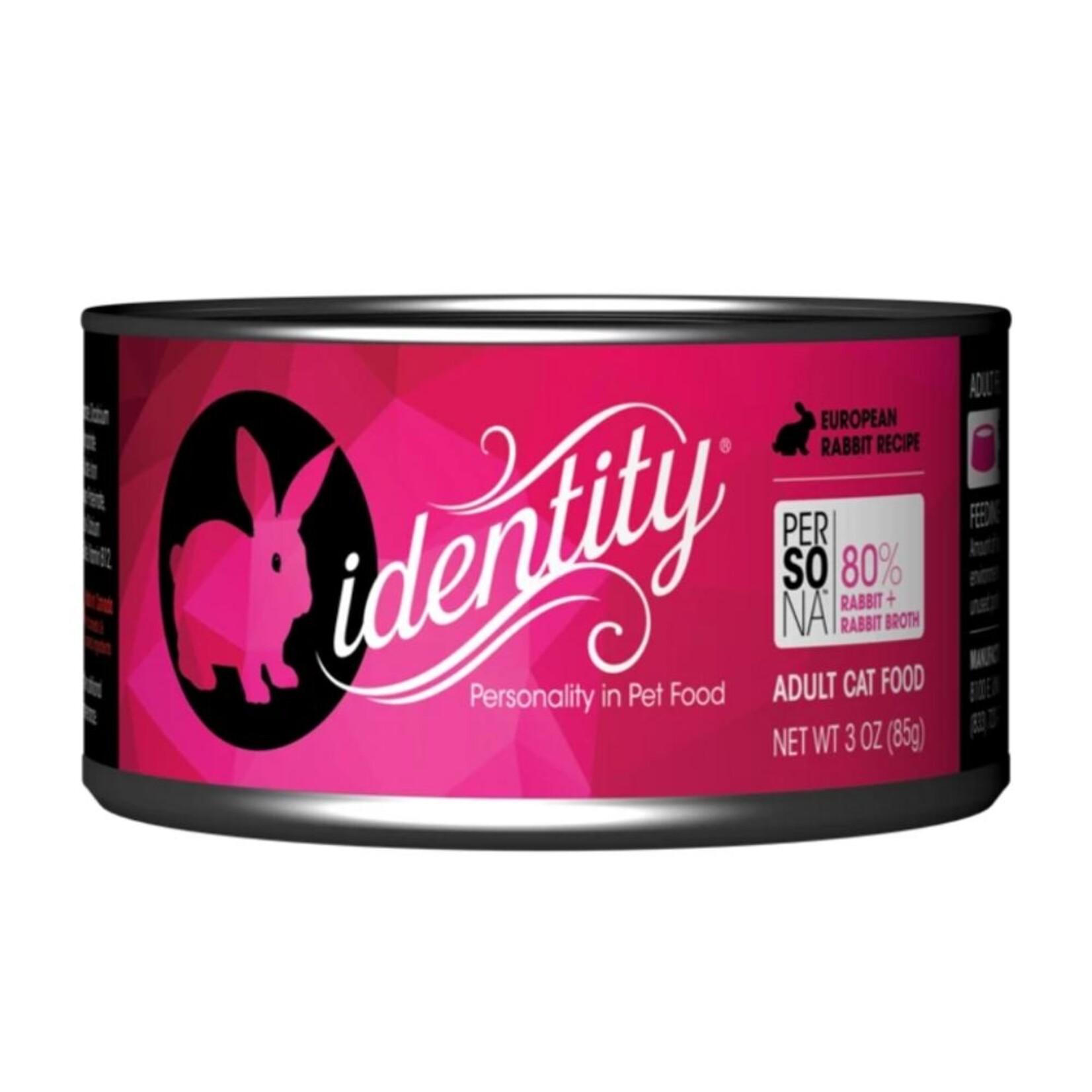 Identity Identity Cat Can 95% Persona Free-Range French Rabbit 85g