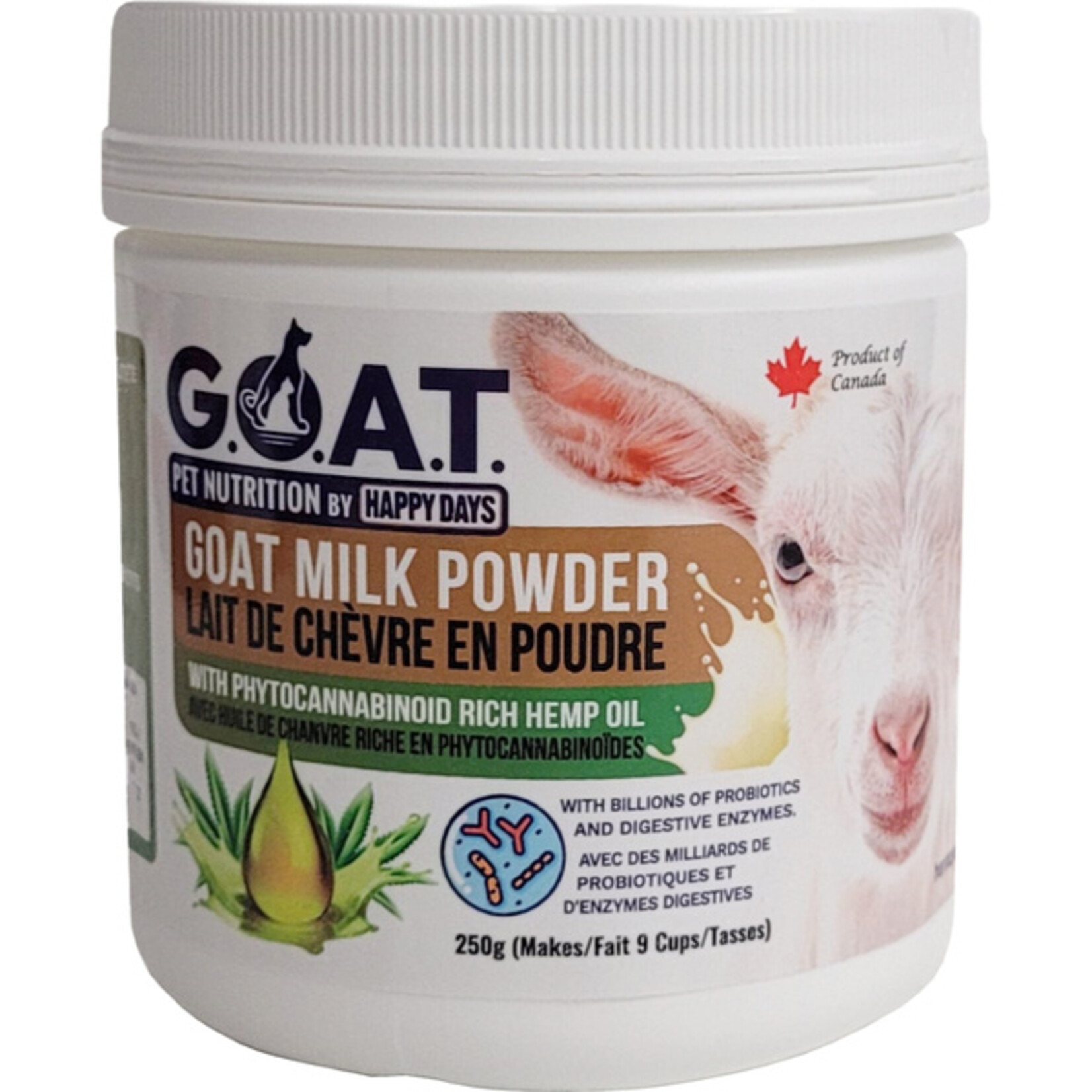 Happy Days Happy Days Goat Milk Powder with CBD 250g