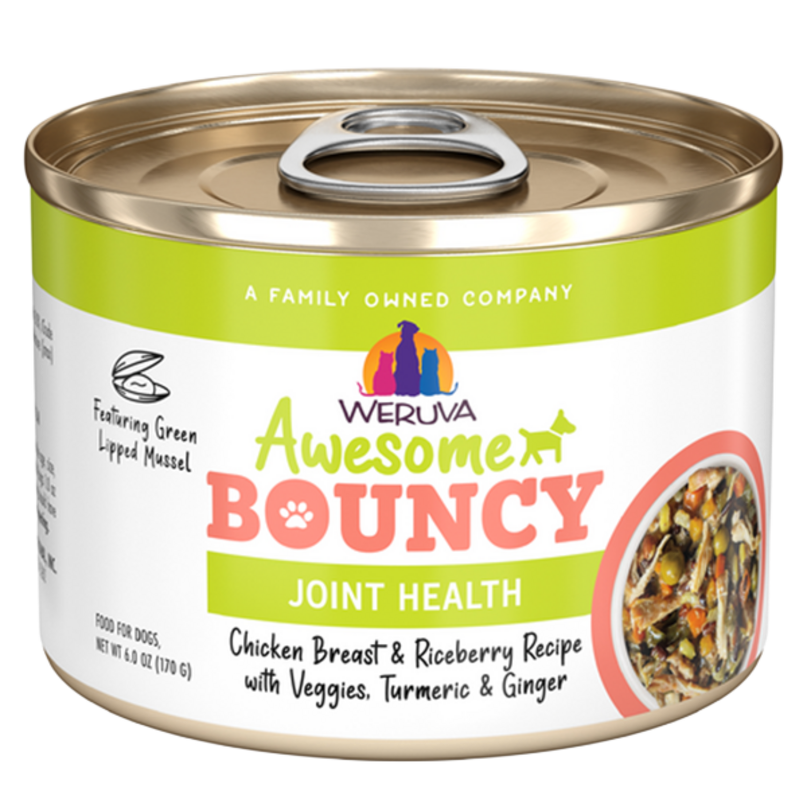 Weruva Weruva Dog Can Awesome Bouncy Chicken and Veggies 6 oz single