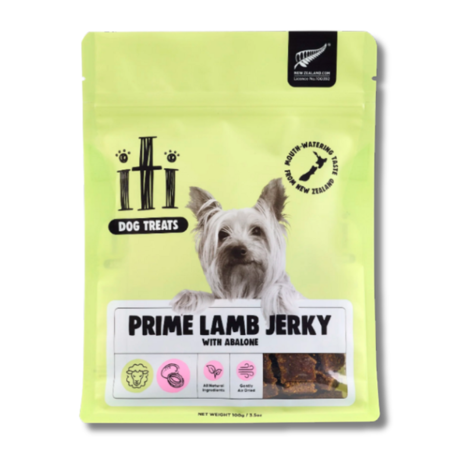 iTi iti LAMB CUTS with ABALONE Treats for Dogs 100g