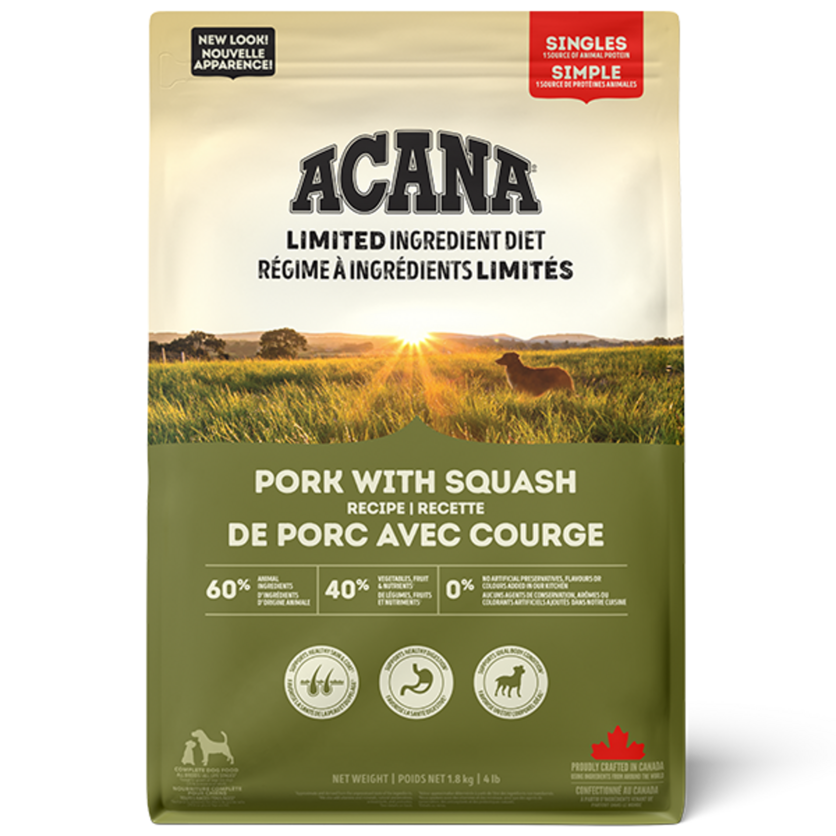 Acana Acana Dog Pork & Squash  1.8kg