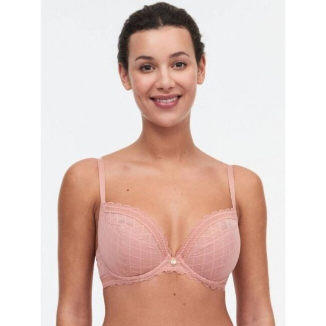 Invisibles Push Up Plunge Bra, pink