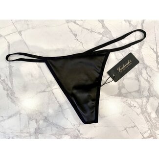 FREDERICK'S OF HOLLYWOOD PETRA SATIN G STRING