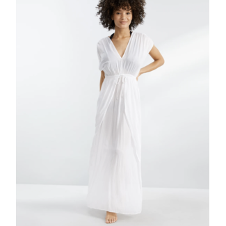 ELAN MAXI DEEP V-NECK WRAP FRONT