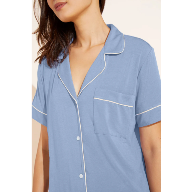 EBERJEY GISELE TENCEL MODAL RELAXED SHORTIE PJ SET PJ1018SN