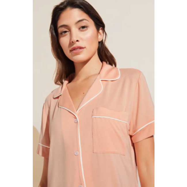 EBERJEY GISELE TENCEL MODAL RELAXED SHORTIE PJ SET PJ1018SN