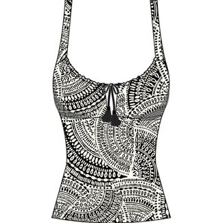 MANHATTAN BEACHWEAR dream catcher sweetheart neck ots tankini