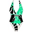MANHATTAN BEACHWEAR monstera vplunge 1pc