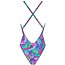 MANHATTAN BEACHWEAR swirltopia v plunge one piece