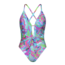 MANHATTAN BEACHWEAR swirltopia v plunge one piece