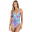 MANHATTAN BEACHWEAR swirltopia v plunge one piece
