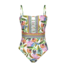 MANHATTAN BEACHWEAR jungle bandeau one piece