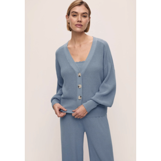 EBERJEY FINE GAUGE SWEATER CARDIGAN