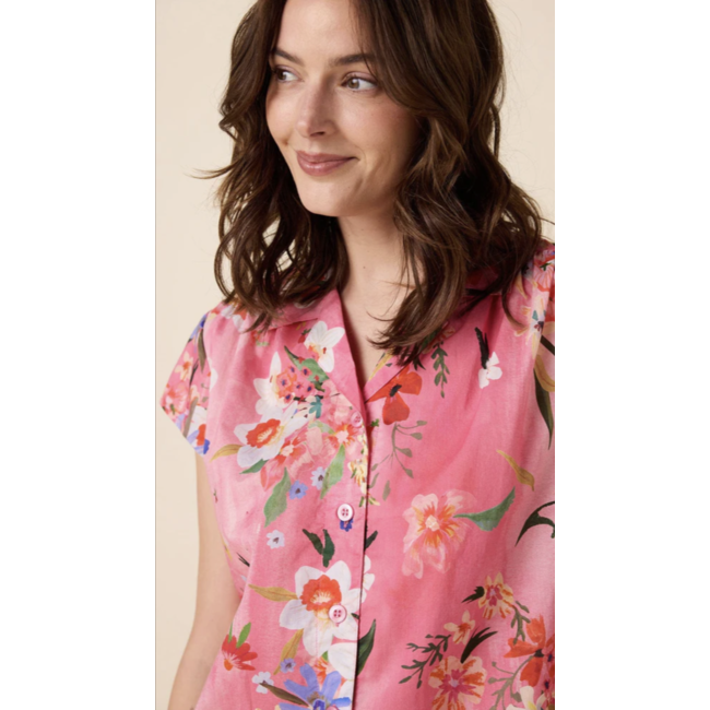 THE CAT'S PAJAMAS SPRING FLING VOILE CAPRI SET 225-974