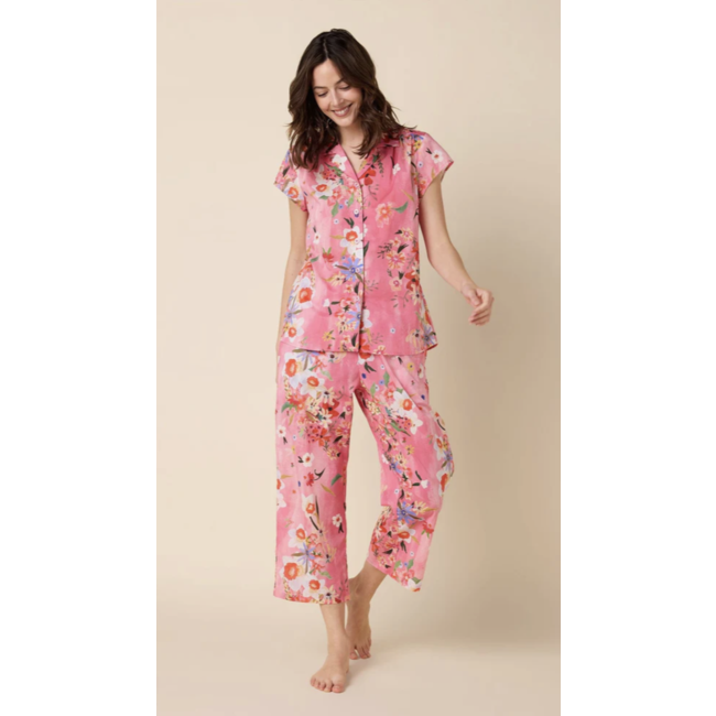 THE CAT'S PAJAMAS SPRING FLING VOILE CAPRI SET 225-974