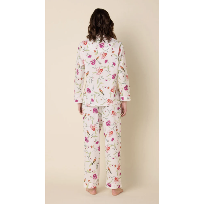 THE CAT'S PAJAMAS ROSA & BIRD LUXE PIMA PAJAMA 360-792