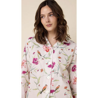 THE CAT'S PAJAMAS ROSA & BIRD LUXE PIMA PAJAMA
