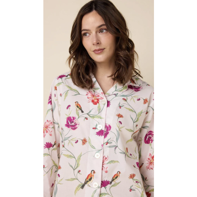 THE CAT'S PAJAMAS ROSA & BIRD LUXE PIMA PAJAMA 360-792