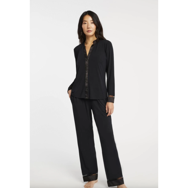 FLEUR'T TUXEDO LONG PJ SET 6140