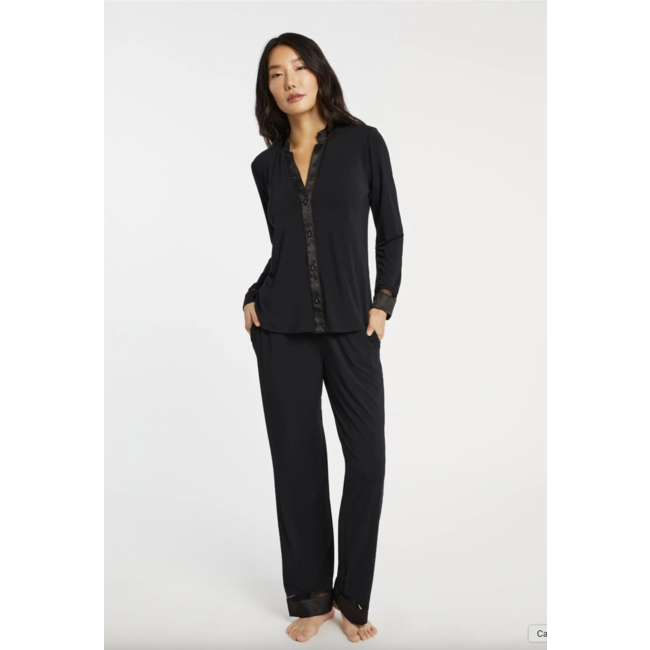 FLEUR'T TUXEDO LONG PJ SET 6140