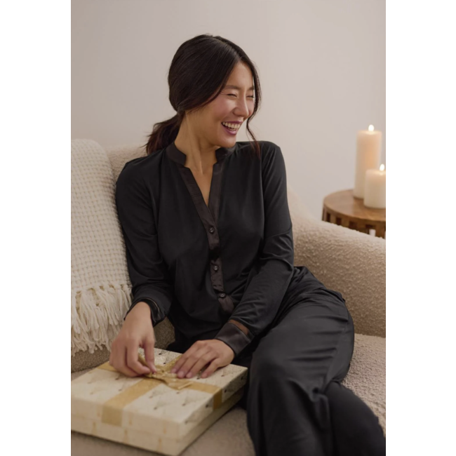 FLEUR'T TUXEDO LONG PJ SET 6140