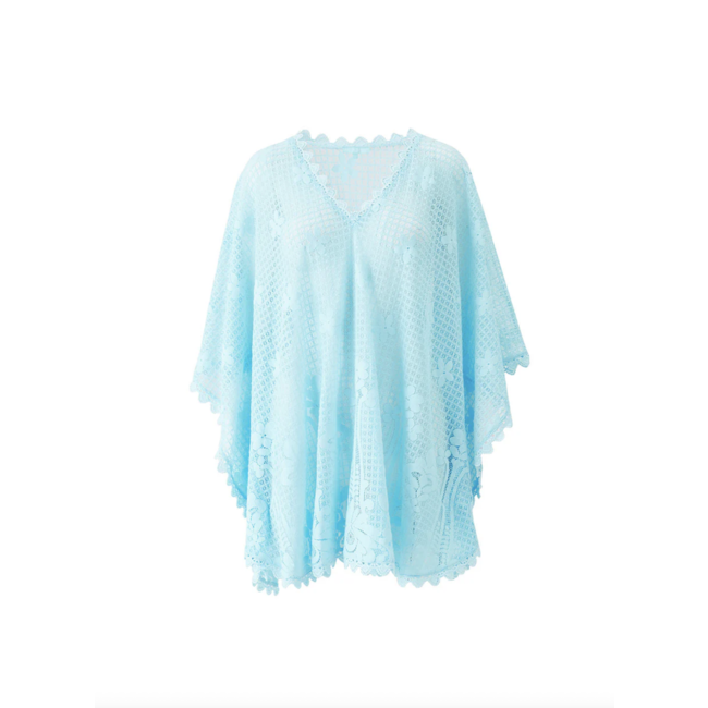 MELISSA ODABASH JOSIE  SHORT LACE KAFTAN